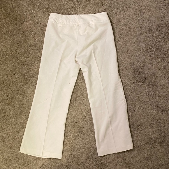 White Beba Cropped Ankle Pants - Picture 2 of 4